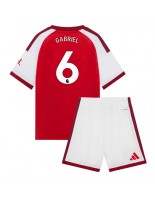 Arsenal Gabriel Magalhaes #6 Domácí dres pro děti 2026-27 Krátký Rukáv (+ trenýrky)